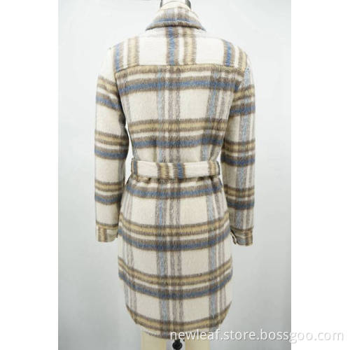 Schale 100% Polyester Tweeds 385 g Damenknopfmantelmantel